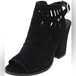 Women's Winter Peep Toe Heel ‎ Black